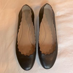 Black Chloe Lauren Ballet flats. Size 37
